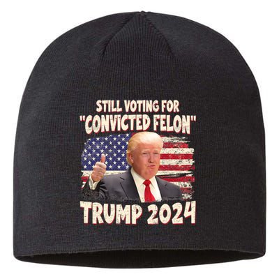 IM Voting Convicted Felon 2024 Trump 2024 Convicted Felon Sustainable Beanie