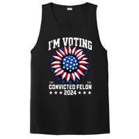 IM Voting Convicted Felon 2024 Us Flag Convicted Felon PosiCharge Competitor Tank