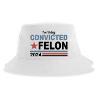 Im Voting Convicted Felon Trump 2024 Sustainable Bucket Hat