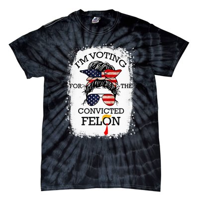 IM Voting Convicted Felon 2024 Tie-Dye T-Shirt