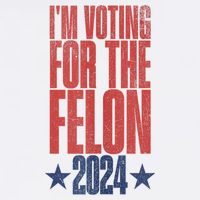 IM Voting Convicted Felon 2024 Stand Out With Bold Statement Cooling Performance Long Sleeve Crew