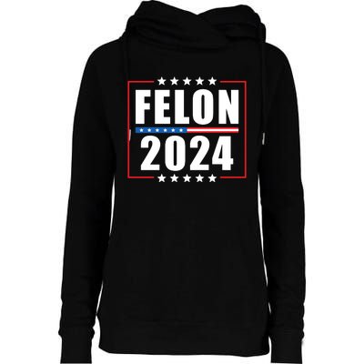 IM Voting Convicted Felon 2024 Womens Funnel Neck Pullover Hood