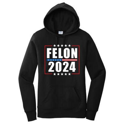 IM Voting Convicted Felon 2024 Women's Pullover Hoodie