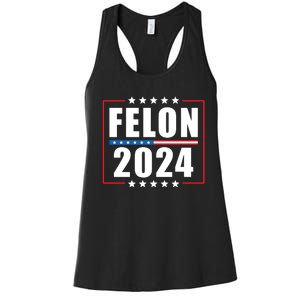 IM Voting Convicted Felon 2024 Women's Racerback Tank