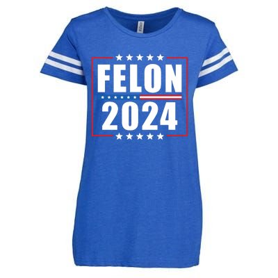 IM Voting Convicted Felon 2024 Enza Ladies Jersey Football T-Shirt