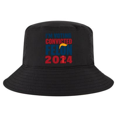 IM Voting Convicted Felon 2024 Graphic Cool Comfort Performance Bucket Hat