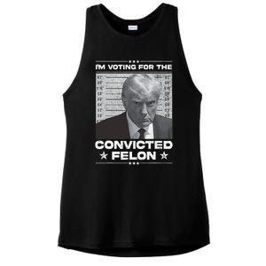 IM Voting Convicted Felon 2024 Trump 2024 Convicted Felon Ladies PosiCharge Tri-Blend Wicking Tank