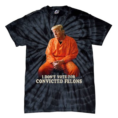 IM Voting Convicted Felon 2024 Trump 2024 Convicted Felon Tie-Dye T-Shirt