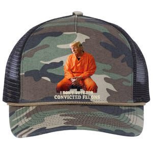 IM Voting Convicted Felon 2024 Trump 2024 Convicted Felon Retro Rope Trucker Hat Cap