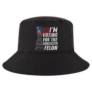 IM Voting Convicted Felon Funny Pro Trump 2024 Funny Gift Cool Comfort Performance Bucket Hat