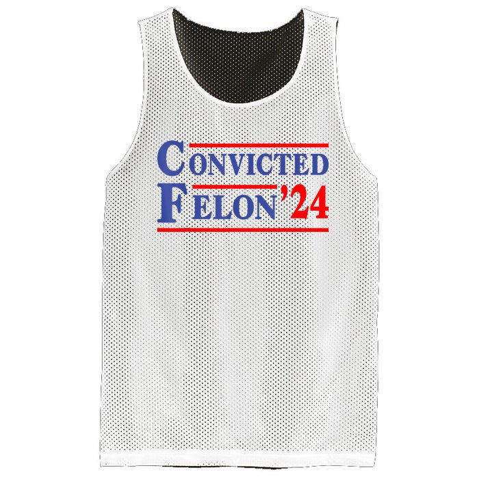 IM Voting Convicted Felon 2024 Trump 2024 Convicted Felon Mesh Reversible Basketball Jersey Tank