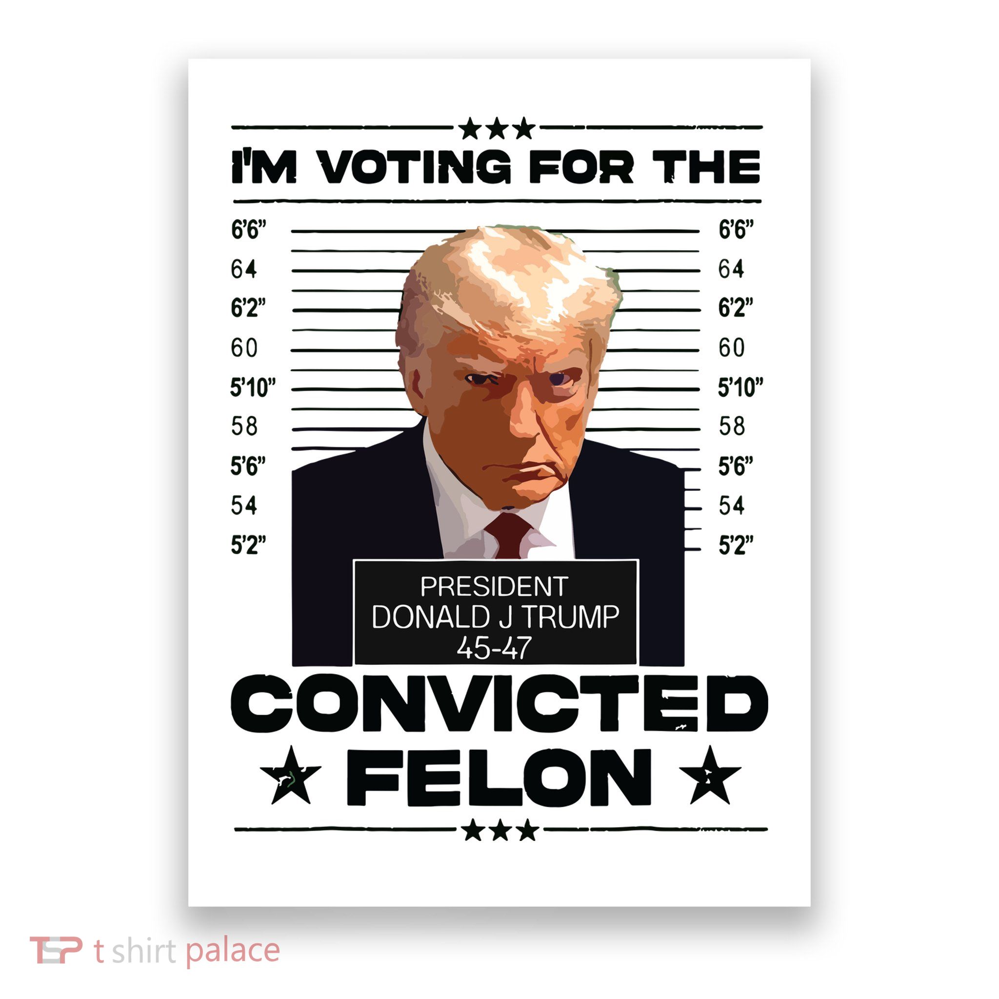 Im Voting Convicted Felon 2024 Trump 2024 Convicted Felon Poster