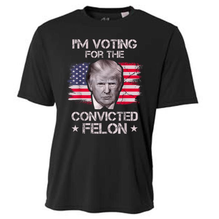 IM Voting Convicted Felon 2024 Trump 2024 Convicted Felon Cooling Performance Crew T-Shirt