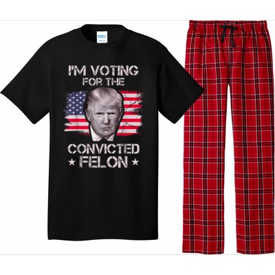 IM Voting Convicted Felon 2024 Trump 2024 Convicted Felon Pajama Set