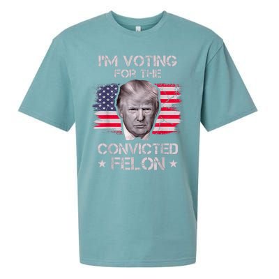 IM Voting Convicted Felon 2024 Trump 2024 Convicted Felon Sueded Cloud Jersey T-Shirt