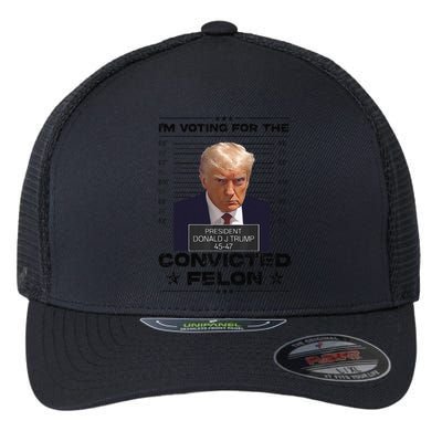 IM Voting Convicted Felon 2024 Trump 2024 Convicted Felon Flexfit Unipanel Trucker Cap