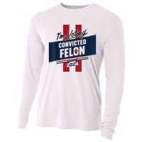 IM Voting Convicted Felon 2024 Trump 2024 Convicted Felon Cooling Performance Long Sleeve Crew