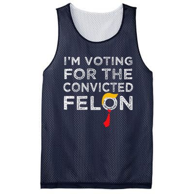 IM Voting Convicted Felon 2024 Trump 2024 Convicted Felon Mesh Reversible Basketball Jersey Tank