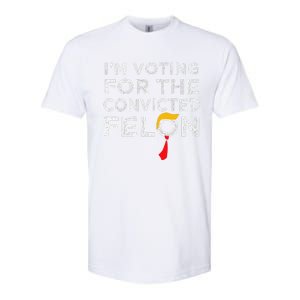 IM Voting Convicted Felon 2024 Trump 2024 Convicted Felon Softstyle® CVC T-Shirt