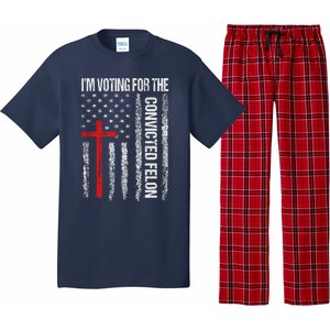 IM Voting Convicted Felon 2024 Trump 2024 Convicted Felon Pajama Set