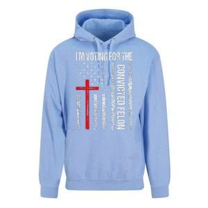 IM Voting Convicted Felon 2024 Trump 2024 Convicted Felon Unisex Surf Hoodie