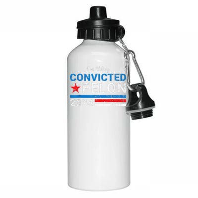 IM Voting Convicted Felon 2024 Aluminum Water Bottle 