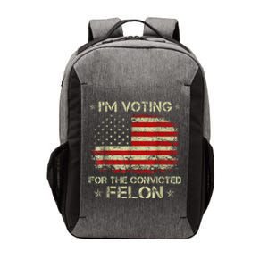 IM Voting Convicted Felon 2024 Vector Backpack