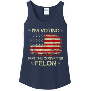 IM Voting Convicted Felon 2024 Ladies Essential Tank