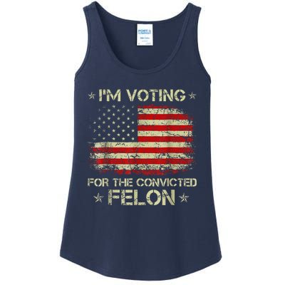 IM Voting Convicted Felon 2024 Ladies Essential Tank