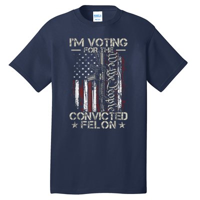 IM Voting Convicted Felon 2024 Convicted Felon 2024 Tall T-Shirt