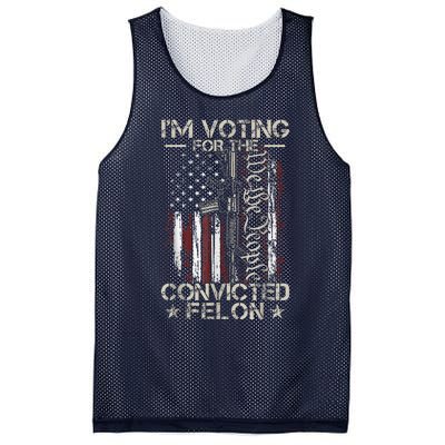 IM Voting Convicted Felon 2024 Convicted Felon 2024 Mesh Reversible Basketball Jersey Tank