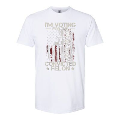 IM Voting Convicted Felon 2024 Convicted Felon 2024 Softstyle CVC T-Shirt