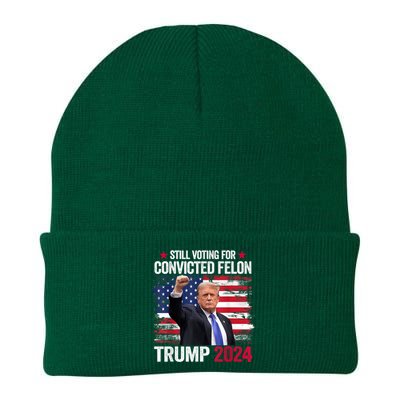 IM Voting Convicted Felon 2024 Trump 2024 Convicted Felon Knit Cap Winter Beanie