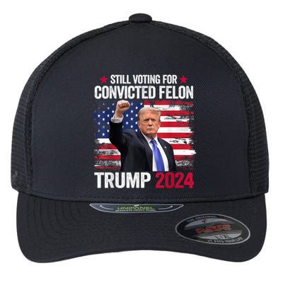 IM Voting Convicted Felon 2024 Trump 2024 Convicted Felon Flexfit Unipanel Trucker Cap