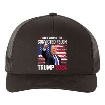 IM Voting Convicted Felon 2024 Trump 2024 Convicted Felon Yupoong Adult 5-Panel Trucker Hat