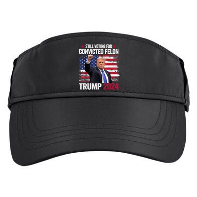 IM Voting Convicted Felon 2024 Trump 2024 Convicted Felon Adult Drive Performance Visor