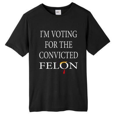 IM Voting Convicted Felon 2024 Tall Fusion ChromaSoft Performance T-Shirt