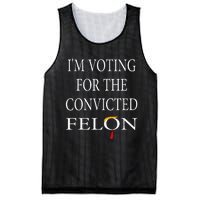 IM Voting Convicted Felon 2024 Mesh Reversible Basketball Jersey Tank