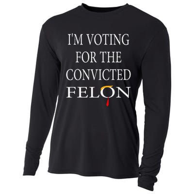 IM Voting Convicted Felon 2024 Cooling Performance Long Sleeve Crew