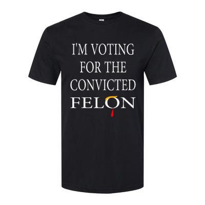 IM Voting Convicted Felon 2024 Softstyle CVC T-Shirt