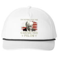 IM Voting Convicted Felon 2024 Trump 2024 Convicted Felon Snapback Five-Panel Rope Hat