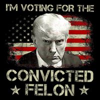 IM Voting Convicted Felon 2024 Trump 2024 Convicted Felon Drawstring Bag