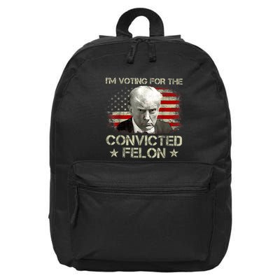 IM Voting Convicted Felon 2024 Trump 2024 Convicted Felon 16 in Basic Backpack