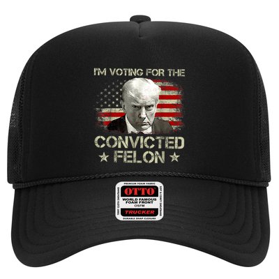 IM Voting Convicted Felon 2024 Trump 2024 Convicted Felon Trucker Hat
