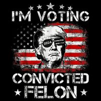 IM Voting Convicted Felon 2024 Trump 2024 Convicted Felon Short Acrylic Beanie