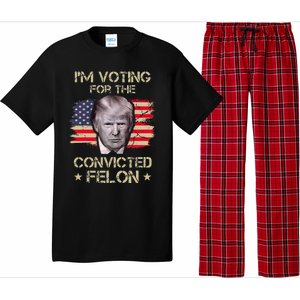 Im Voting Convicted Felon 2024 2024 Convicted Felon Pajama Set