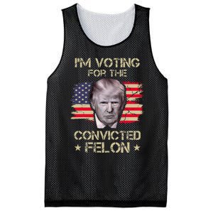 Im Voting Convicted Felon 2024 2024 Convicted Felon Mesh Reversible Basketball Jersey Tank