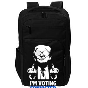 IM Voting Convicted Felon 2024 Donald Trump Impact Tech Backpack