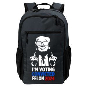 IM Voting Convicted Felon 2024 Donald Trump Daily Commute Backpack