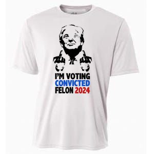 IM Voting Convicted Felon 2024 Donald Trump Cooling Performance Crew T-Shirt